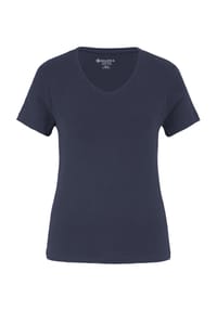 GALERIA essentials T-Shirt "Ebby", V-Ausschnitt, für Damen Bild 1