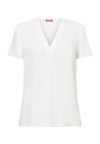 ESPRIT Shirtbluse, V-Ausschnitt, für Damen Bild 1